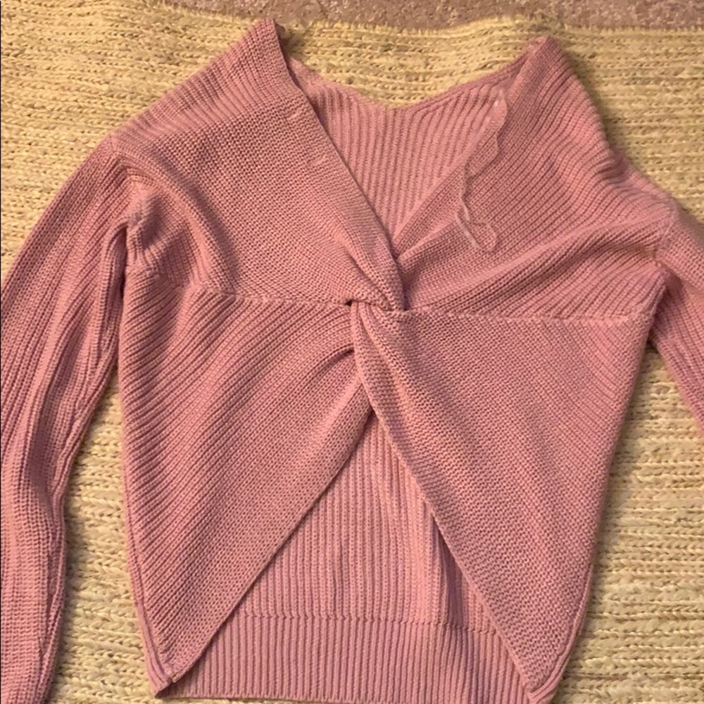 Open Back Sweater - Picture 2 of 2
